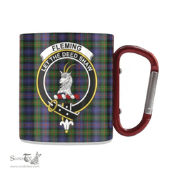 Scottish Fleming Family Crest Personalized Coffee Mugs Scotland Gifts Scottish Plaid Tartan Plaid
