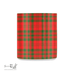 Scottish Livingstone Family Crest and Red Tartan Personalized Coffee Mugs Scotland Gifts Scottish Plaid Tartan Plaid