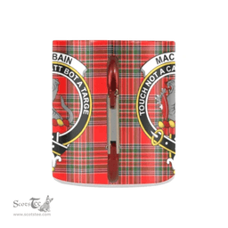 Scottish Macbain Family Crest Personalized Coffee Mugs Scotland Gifts Scottish Plaid Tartan Plaid