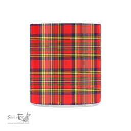 Scottish Hepburn Family Crest and Red - Yellow Tartan Personalized Coffee Mugs Scotland Gifts Scottish Plaid Tartan Plaid