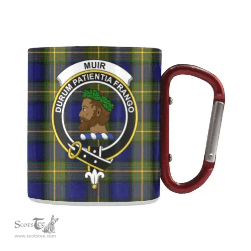 Scottish Muir Family Crest Personalized Coffee Mugs Scotland Gifts Scottish Plaid Tartan Plaid