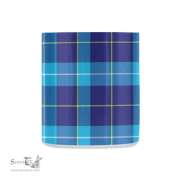 Scottish Mckerrell Family Crest and Blue Tartan Personalized Coffee Mugs Scotland Gifts Scottish Plaid Tartan Plaid