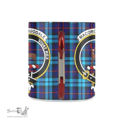 Scottish Maccorquodale Family Crest Personalized Coffee Mugs Scotland Gifts Scottish Plaid Tartan Plaid
