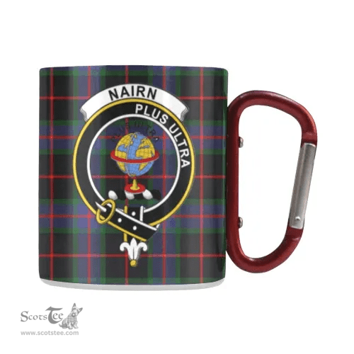 Scottish Nairn Family Crest and Bluer Tartan Personalized Coffee Mugs Scotland Gifts Scottish Plaid Tartan Plaid
