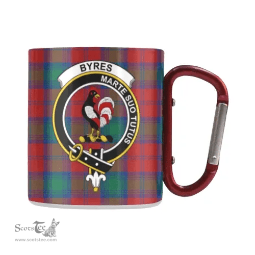 Scottish Byres Family Crest Personalized Coffee Mugs Scotland Gifts Scottish Plaid Tartan Plaid