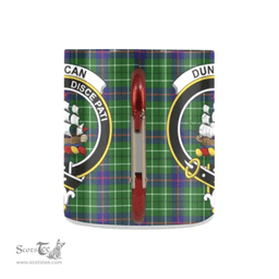 Scottish Duncan Family Crest Personalized Coffee Mugs Scotland Gifts Scottish Plaid Tartan Plaid
