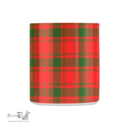 Scottish Macquarrie Family Crest and Red Tartan Personalized Coffee Mugs Scotland Gifts Scottish Plaid Tartan Plaid