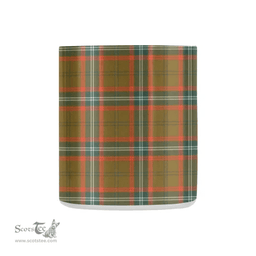 Scottish Seton Hunting Family Crest and Brown Tartan Personalized Coffee Mugs Scotland Gifts Scottish Plaid Tartan Plaid