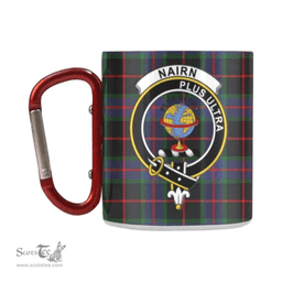 Scottish Nairn Family Crest and Bluer Tartan Personalized Coffee Mugs Scotland Gifts Scottish Plaid Tartan Plaid