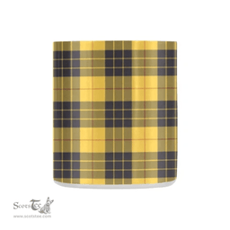Scottish Macleod Of Lewis Family Crest and Yellow - Black Tartan Personalized Coffee Mugs Scotland Gifts Scottish Plaid Tartan Plaid