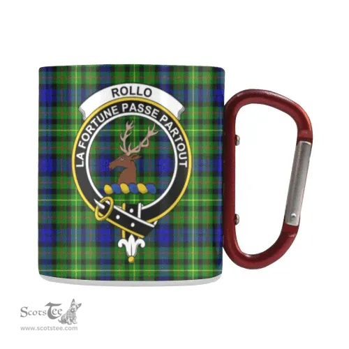 Scottish Rollo Family Crest Personalized Coffee Mugs Scotland Gifts Scottish Plaid Tartan Plaid