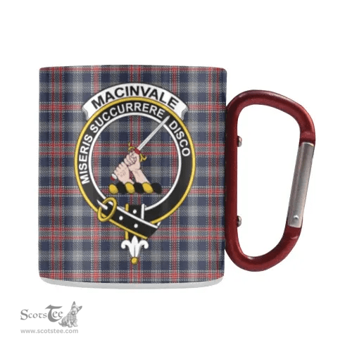 Scottish MacInvale Family Crest Personalized Coffee Mugs Scotland Gifts Scottish Plaid Tartan Plaid