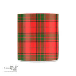 Scottish Maxwell Family Crest and Red - Green Tartan Personalized Coffee Mugs Scotland Gifts Scottish Plaid Tartan Plaid