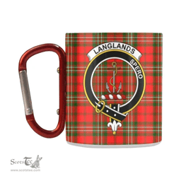 Scottish Langland s Family Crest Personalized Coffee Mugs Scotland Gifts Scottish Plaid Tartan Plaid