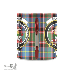 Scottish Glass Family Crest Personalized Coffee Mugs Scotland Gifts Scottish Plaid Tartan Plaid