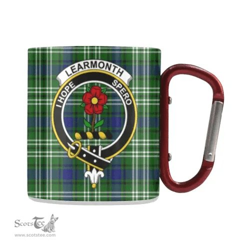 Scottish Learmonth Family Crest Personalized Coffee Mugs Scotland Gifts Scottish Plaid Tartan Plaid