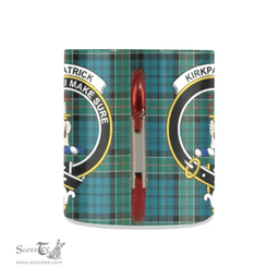 Scottish Kirkpatrick Family Crest Personalized Coffee Mugs Scotland Gifts Scottish Plaid Tartan Plaid