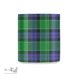 Scottish Graham Of Menteith Family Crest and Blue - Green Tartan Personalized Coffee Mugs Scotland Gifts Scottish Plaid Tartan Plaid