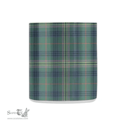 Scottish Kennedy Family Crest and Green Tartan Personalized Coffee Mugs Scotland Gifts Scottish Plaid Tartan Plaid