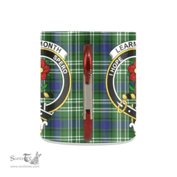 Scottish Learmonth Family Crest Personalized Coffee Mugs Scotland Gifts Scottish Plaid Tartan Plaid