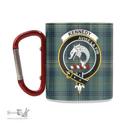 Scottish Kennedy Family Crest and Green Tartan Personalized Coffee Mugs Scotland Gifts Scottish Plaid Tartan Plaid