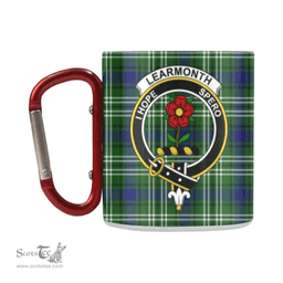 Scottish Learmonth Family Crest Personalized Coffee Mugs Scotland Gifts Scottish Plaid Tartan Plaid
