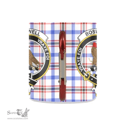 Scottish Boswell Family Crest Personalized Coffee Mugs Scotland Gifts Scottish Plaid Tartan Plaid
