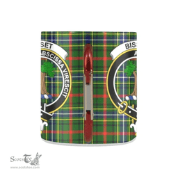 Scottish Bisset Family Crest Personalized Coffee Mugs Scotland Gifts Scottish Plaid Tartan Plaid