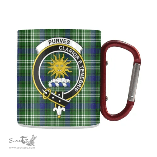 Scottish Purves Family Crest Personalized Coffee Mugs Scotland Gifts Scottish Plaid Tartan Plaid