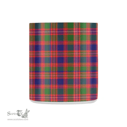 Scottish Macintyre Family Crest and Red, Blue - Green Tartan Personalized Coffee Mugs Scotland Gifts Scottish Plaid Tartan Plaid