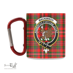 Scottish Mackinnon Family Crest and Red Tartan Personalized Coffee Mugs Scotland Gifts Scottish Plaid Tartan Plaid