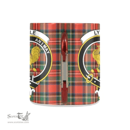 Scottish Lyle Family Crest Personalized Coffee Mugs Scotland Gifts Scottish Plaid Tartan Plaid