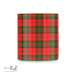 Scottish Dunbar Family Crest and Green - Red Tartan Personalized Coffee Mugs Scotland Gifts Scottish Plaid Tartan Plaid
