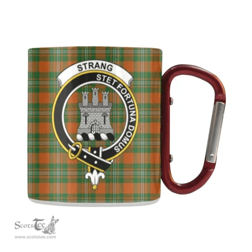 Scottish Strang Family Crest Personalized Coffee Mugs Scotland Gifts Scottish Plaid Tartan Plaid