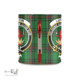 Scottish Lundin Family Crest Personalized Coffee Mugs Scotland Gifts Scottish Plaid Tartan Plaid