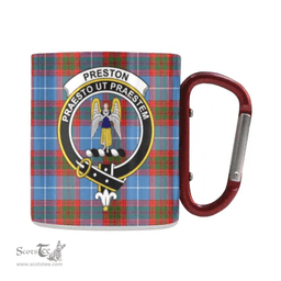 Scottish Preston Family Crest Personalized Coffee Mugs Scotland Gifts Scottish Plaid Tartan Plaid