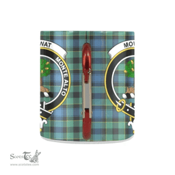 Scottish Mowat Family Crest Personalized Coffee Mugs Scotland Gifts Scottish Plaid Tartan Plaid
