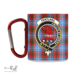 Scottish Pentland Family Crest Personalized Coffee Mugs Scotland Gifts Scottish Plaid Tartan Plaid