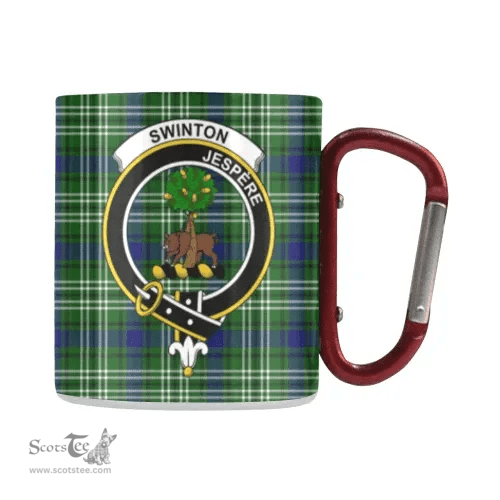 Scottish Swinton Family Crest Personalized Coffee Mugs Scotland Gifts Scottish Plaid Tartan Plaid