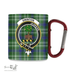 Scottish Swinton Family Crest Personalized Coffee Mugs Scotland Gifts Scottish Plaid Tartan Plaid