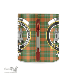 Scottish Strang Family Crest Personalized Coffee Mugs Scotland Gifts Scottish Plaid Tartan Plaid