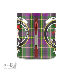 Scottish Tailyour Family Crest Personalized Coffee Mugs Scotland Gifts Scottish Plaid Tartan Plaid