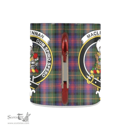 Scottish Maclennan Large Family Crest Personalized Coffee Mugs Scotland Gifts Scottish Plaid Tartan Plaid