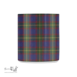 Scottish Durie Family Crest and Green - Blue Tartan Personalized Coffee Mugs Scotland Gifts Scottish Plaid Tartan Plaid