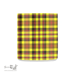 Scottish Jardine Family Crest and Yellow Tartan Personalized Coffee Mugs Scotland Gifts Scottish Plaid Tartan Plaid