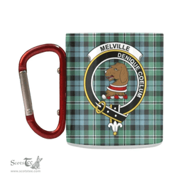 Scottish Melville Family Crest and Green Tartan Personalized Coffee Mugs Scotland Gifts Scottish Plaid Tartan Plaid