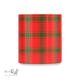 Scottish Macdonald Of Sleat Family Crest and Red Tartan Personalized Coffee Mugs Scotland Gifts Scottish Plaid Tartan Plaid