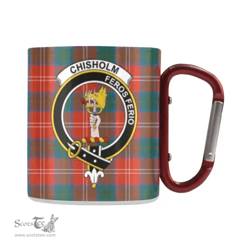 Scottish Chisholm Family Crest Personalized Coffee Mugs Scotland Gifts Scottish Plaid Tartan Plaid