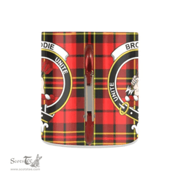 Scottish Brodie Family Crest Personalized Coffee Mugs Scotland Gifts Scottish Plaid Tartan Plaid