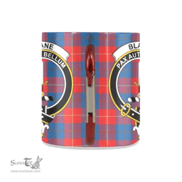 Scottish Blane Family Crest Personalized Coffee Mugs Scotland Gifts Scottish Plaid Tartan Plaid